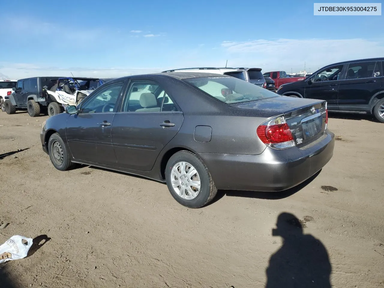 2005 Toyota Camry Le VIN: JTDBE30K953004275 Lot: 80824304