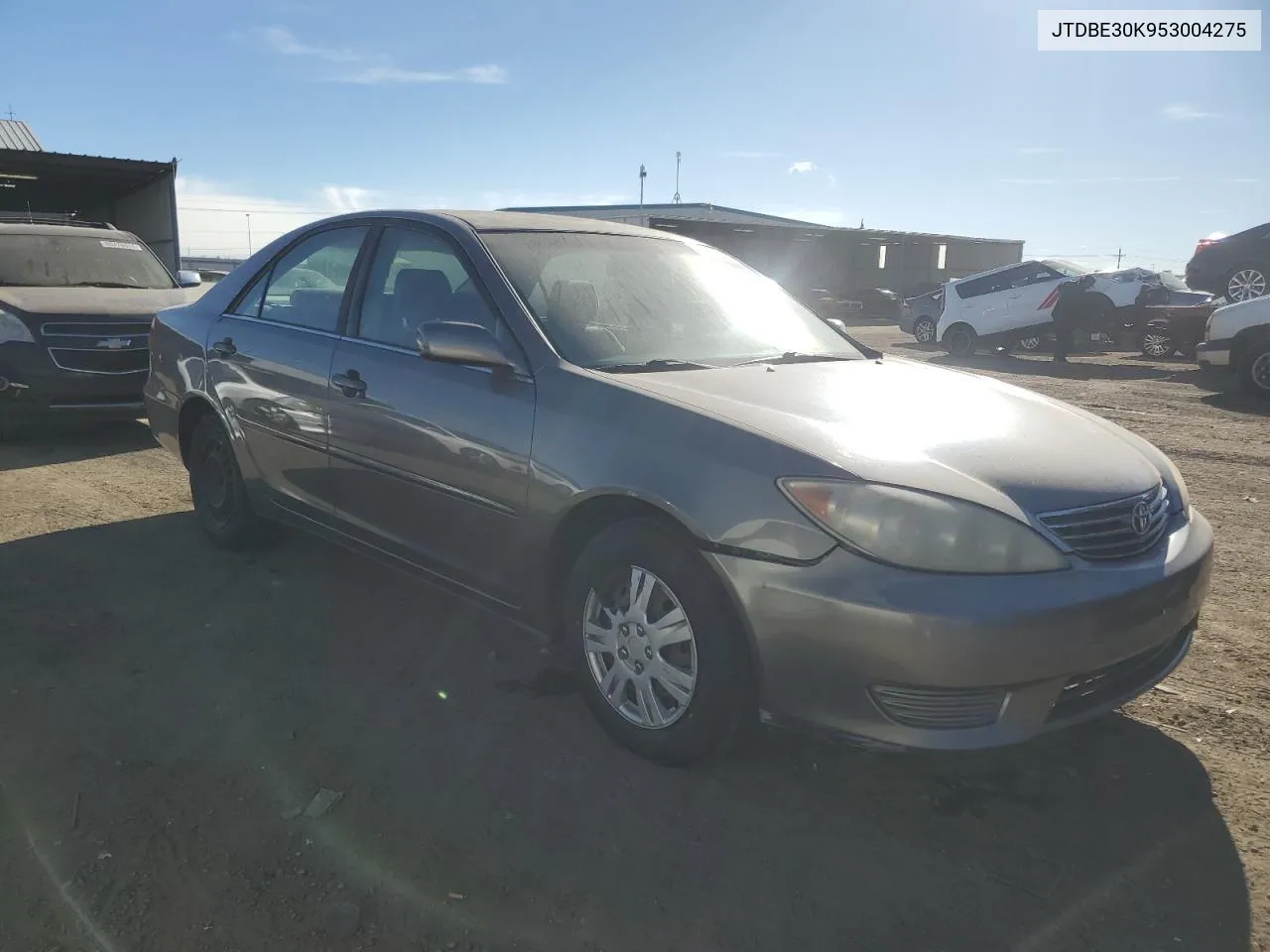 2005 Toyota Camry Le VIN: JTDBE30K953004275 Lot: 80824304