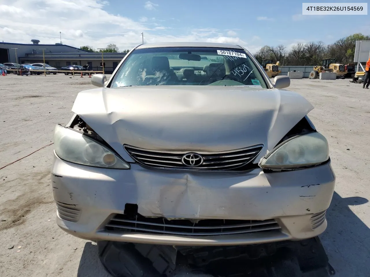 2006 Toyota Camry Le VIN: 4T1BE32K26U154569 Lot: 50187104