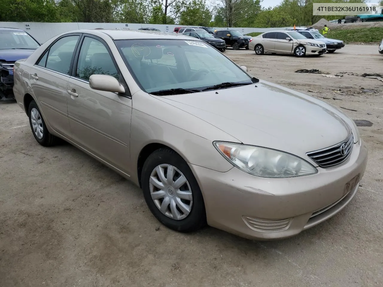 2006 Toyota Camry Le VIN: 4T1BE32K36U161918 Lot: 52494284