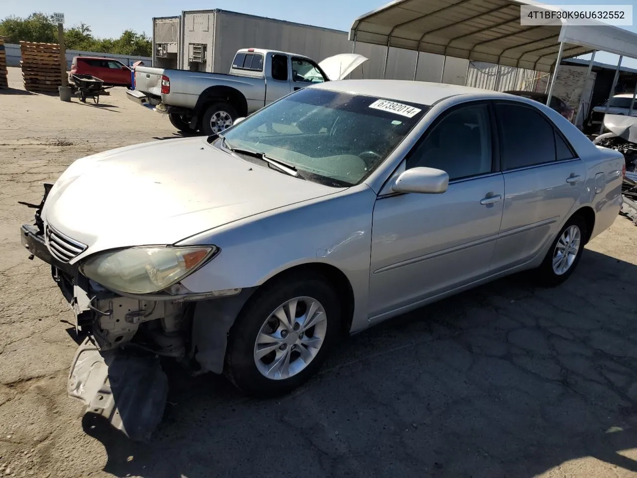 2006 Toyota Camry Le VIN: 4T1BF30K96U632552 Lot: 67392014