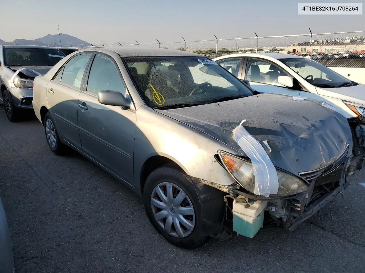 2006 Toyota Camry Le VIN: 4T1BE32K16U708264 Lot: 69955414