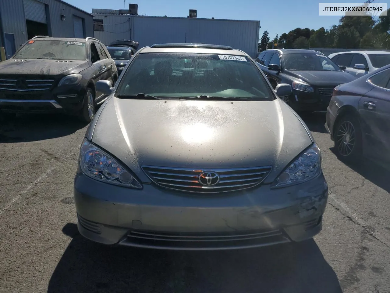 2006 Toyota Camry Le VIN: JTDBE32KX63060949 Lot: 70707364