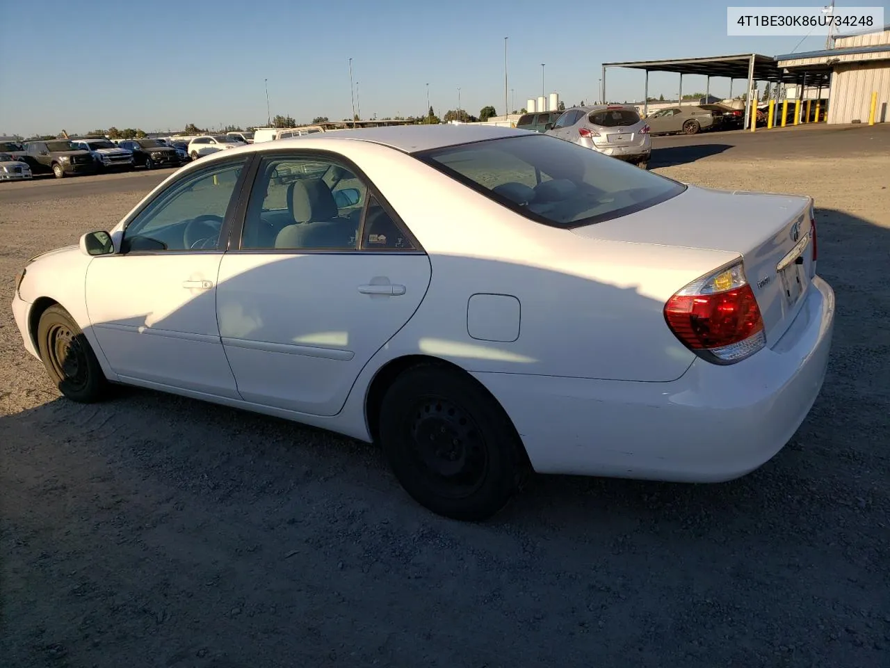 2006 Toyota Camry Le VIN: 4T1BE30K86U734248 Lot: 71506064