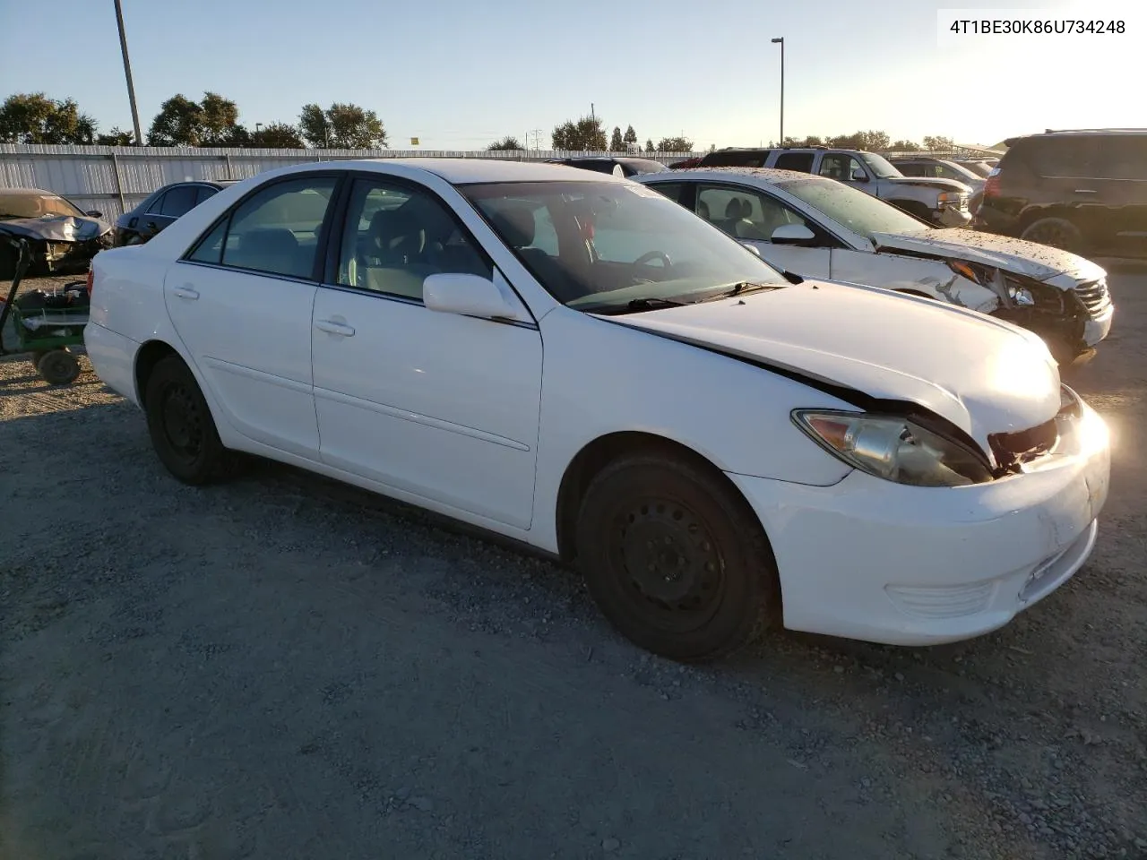 2006 Toyota Camry Le VIN: 4T1BE30K86U734248 Lot: 71506064