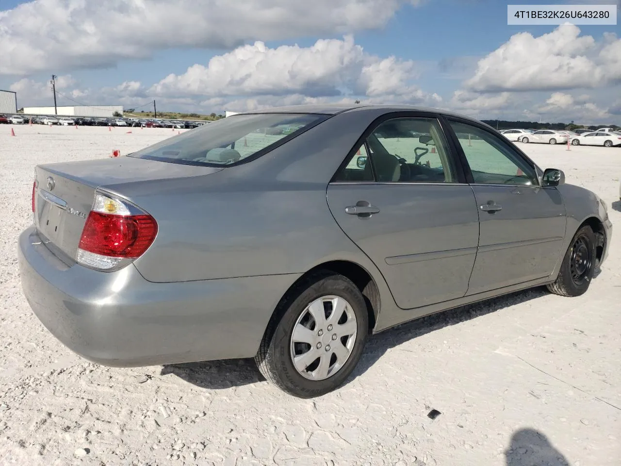 2006 Toyota Camry Le VIN: 4T1BE32K26U643280 Lot: 71997294