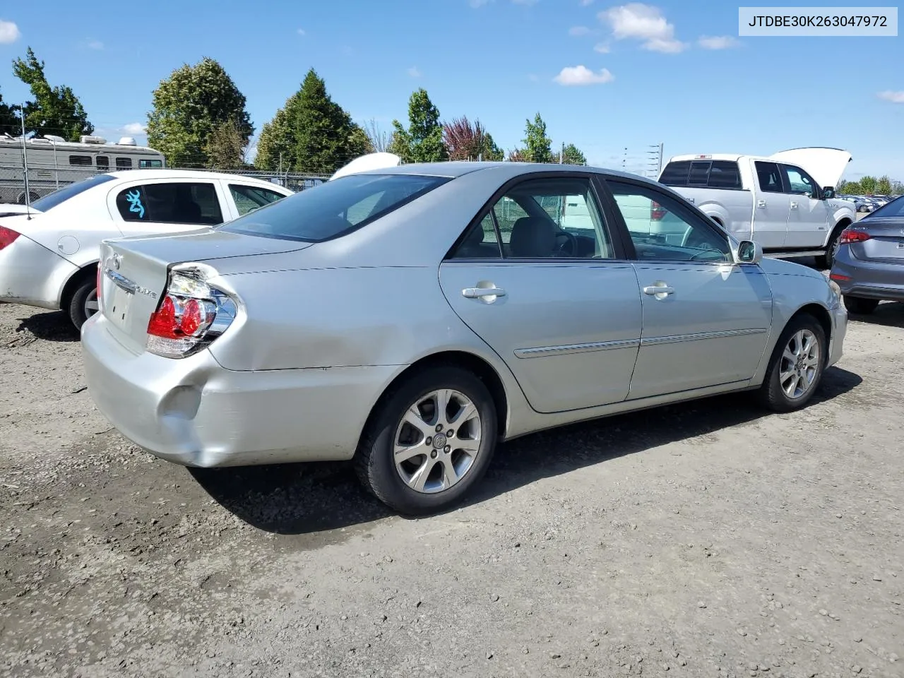 JTDBE30K263047972 2006 Toyota Camry Le