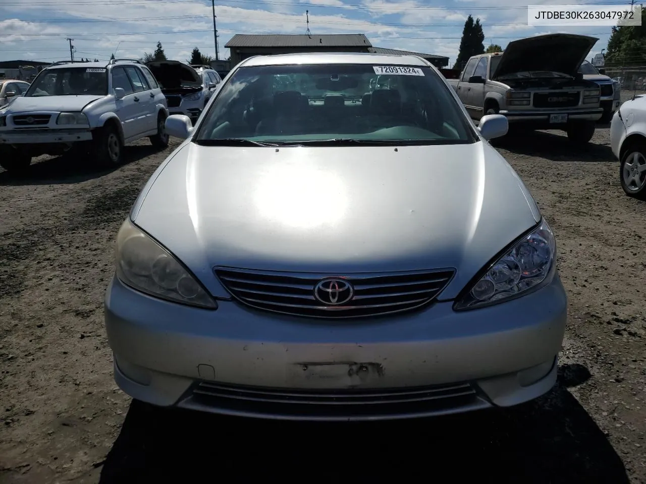 2006 Toyota Camry Le VIN: JTDBE30K263047972 Lot: 72091324