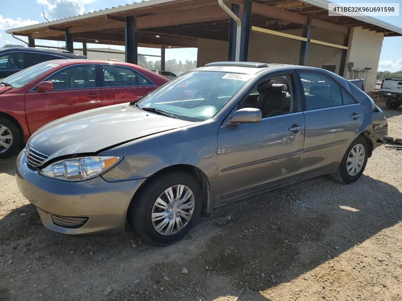 2006 Toyota Camry Le VIN: 4T1BE32K96U691598 Lot: 72254804