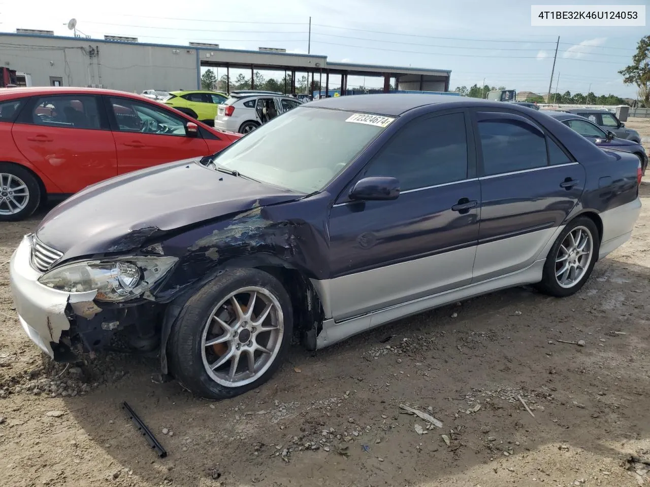 2006 Toyota Camry Le VIN: 4T1BE32K46U124053 Lot: 72324674