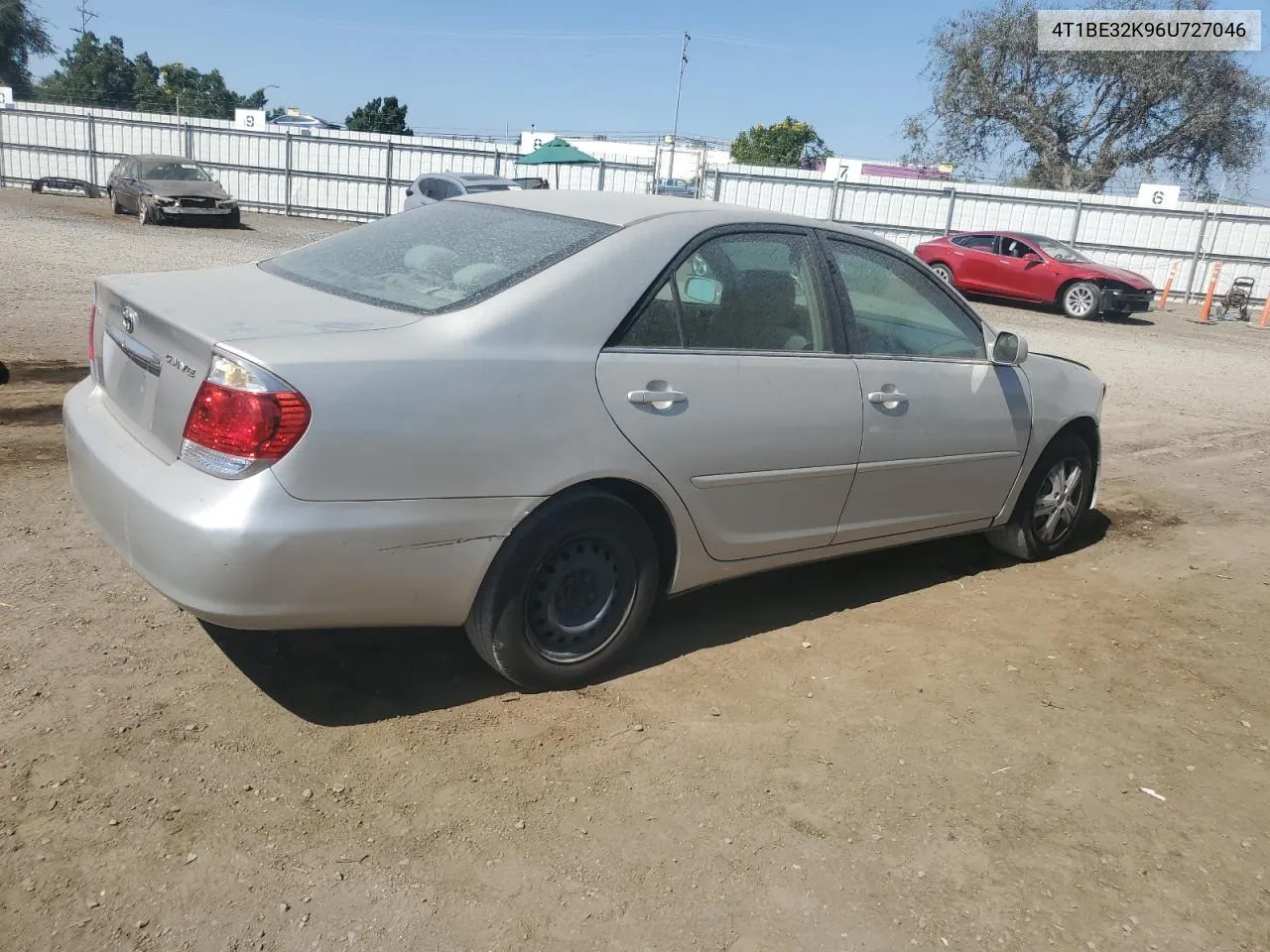 2006 Toyota Camry Le VIN: 4T1BE32K96U727046 Lot: 72819074