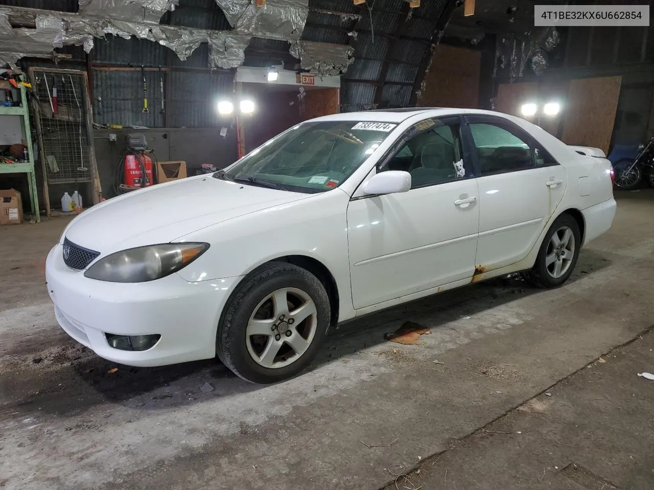 2006 Toyota Camry Le VIN: 4T1BE32KX6U662854 Lot: 73377474