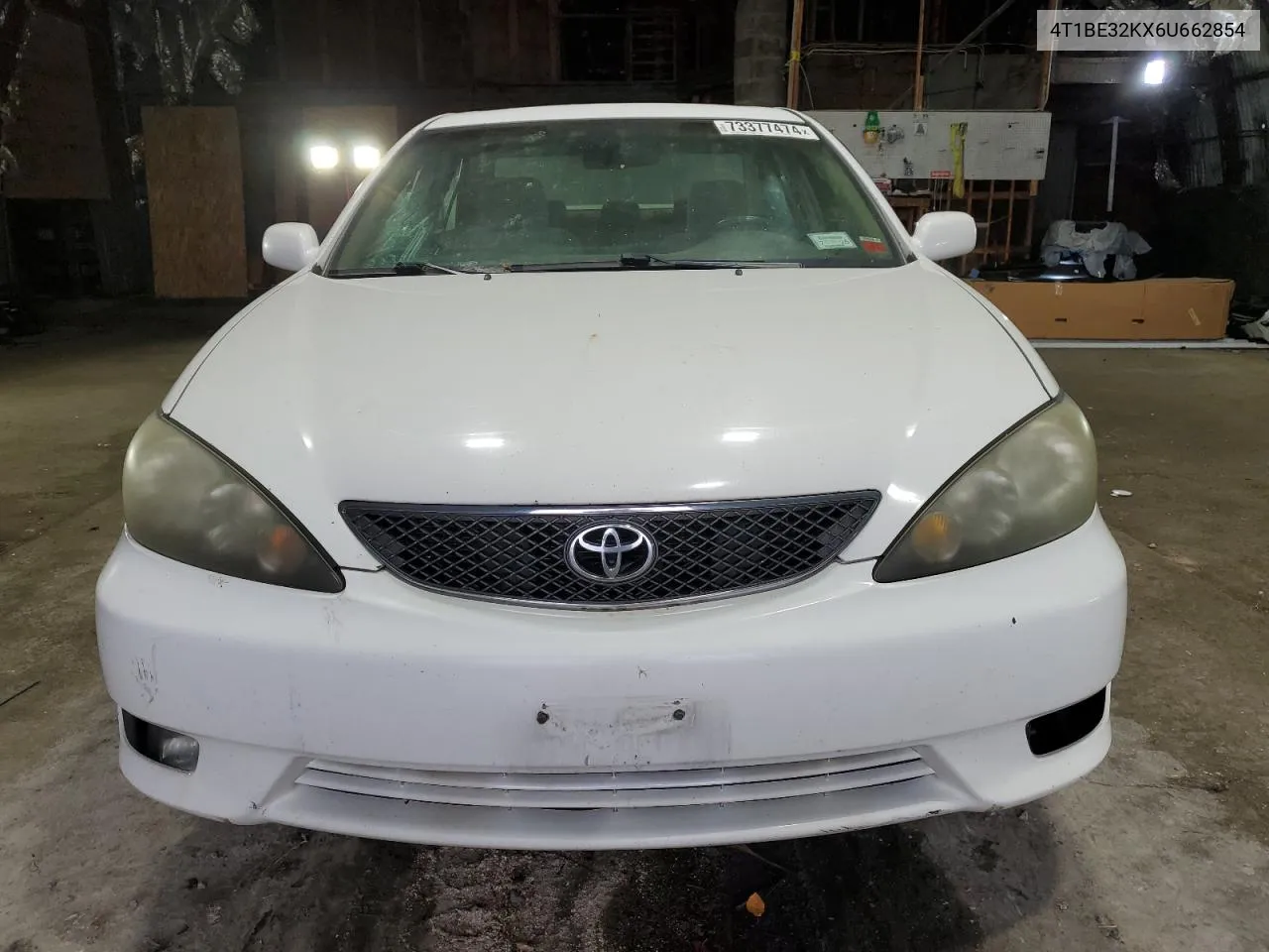 2006 Toyota Camry Le VIN: 4T1BE32KX6U662854 Lot: 73377474