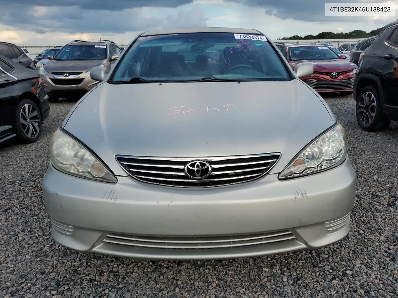 2006 Toyota Camry Le VIN: 4T1BE32K46U138423 Lot: 73839574