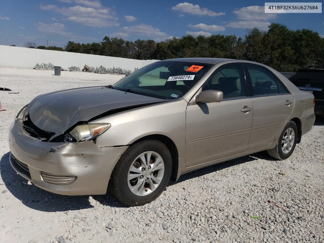 2006 Toyota Camry Le VIN: 4T1BF32K56U627684 Lot: 73840274