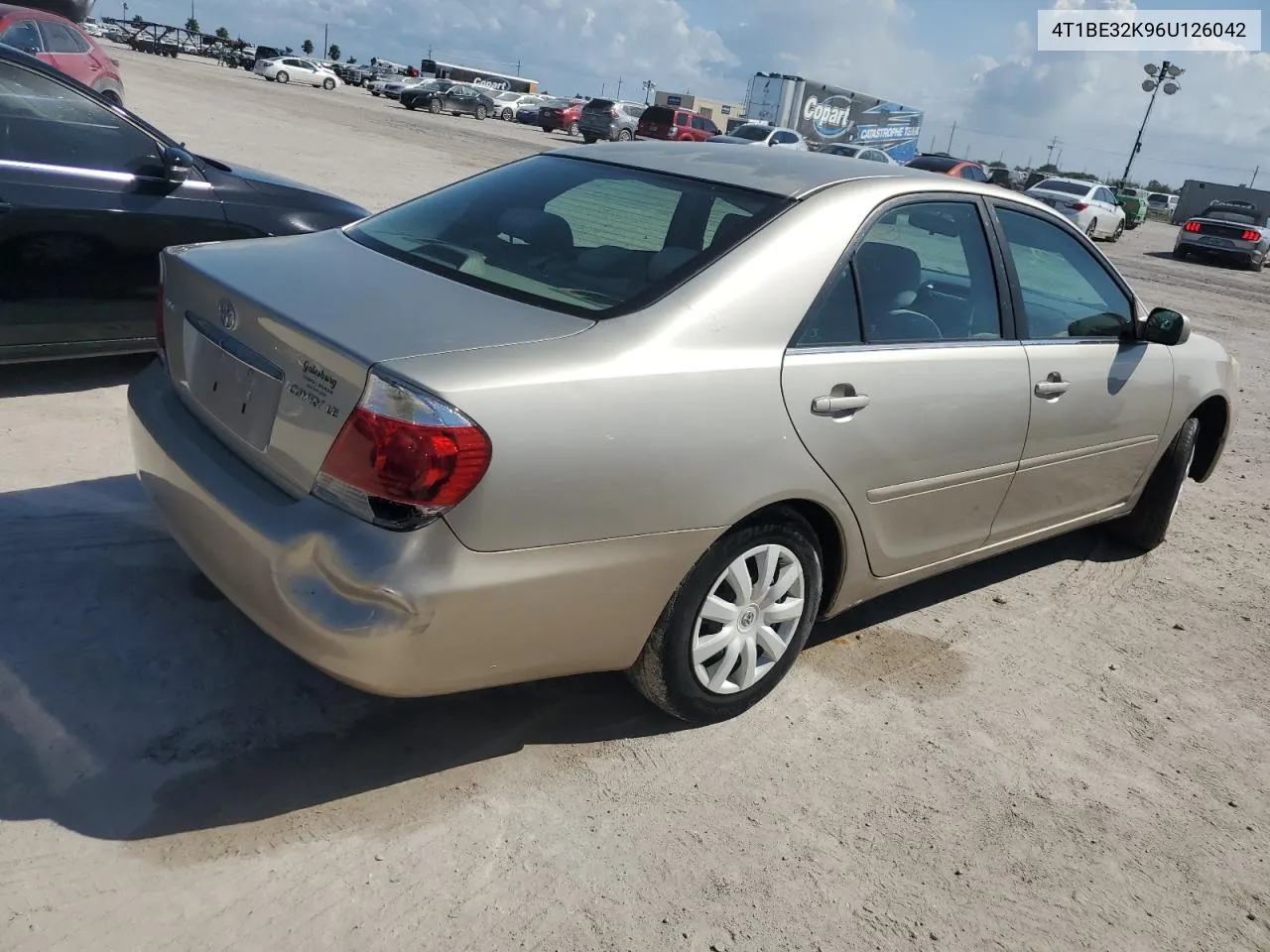 2006 Toyota Camry Le VIN: 4T1BE32K96U126042 Lot: 74971994