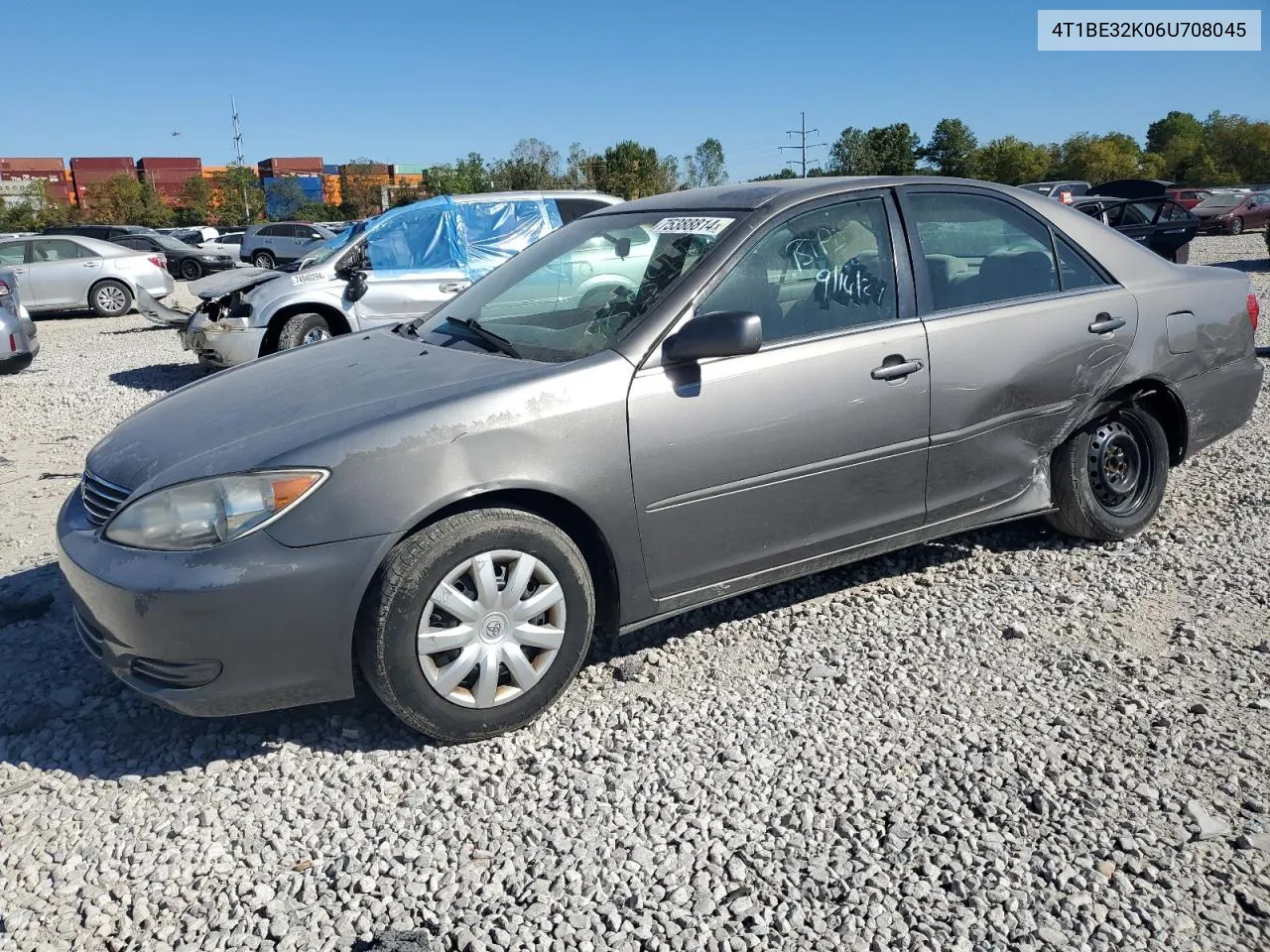 2006 Toyota Camry Le VIN: 4T1BE32K06U708045 Lot: 75388814