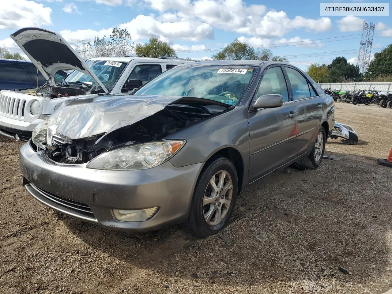 4T1BF30K36U633437 2006 Toyota Camry Le