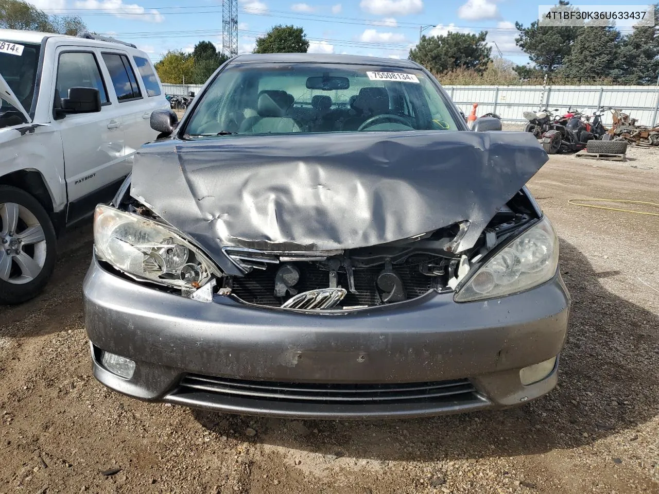 4T1BF30K36U633437 2006 Toyota Camry Le