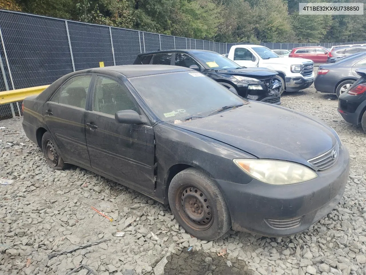 2006 Toyota Camry Le VIN: 4T1BE32KX6U738850 Lot: 75982164