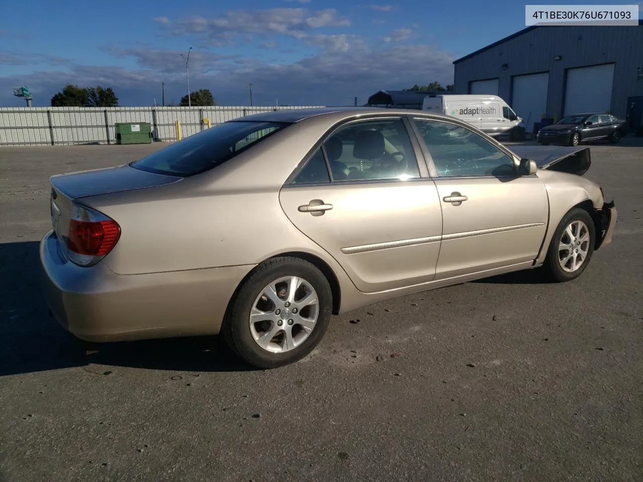 2006 Toyota Camry Le VIN: 4T1BE30K76U671093 Lot: 76510584