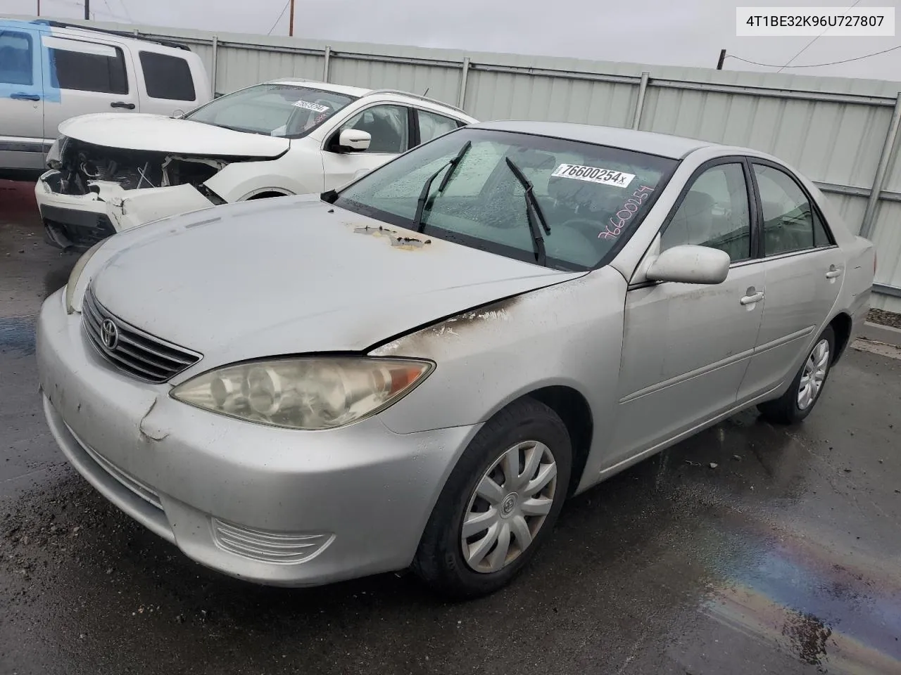 2006 Toyota Camry Le VIN: 4T1BE32K96U727807 Lot: 76600254