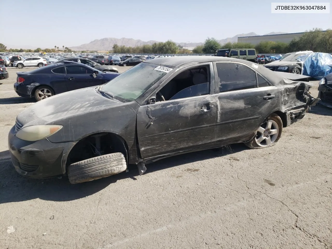 2006 Toyota Camry Le VIN: JTDBE32K963047884 Lot: 76754154