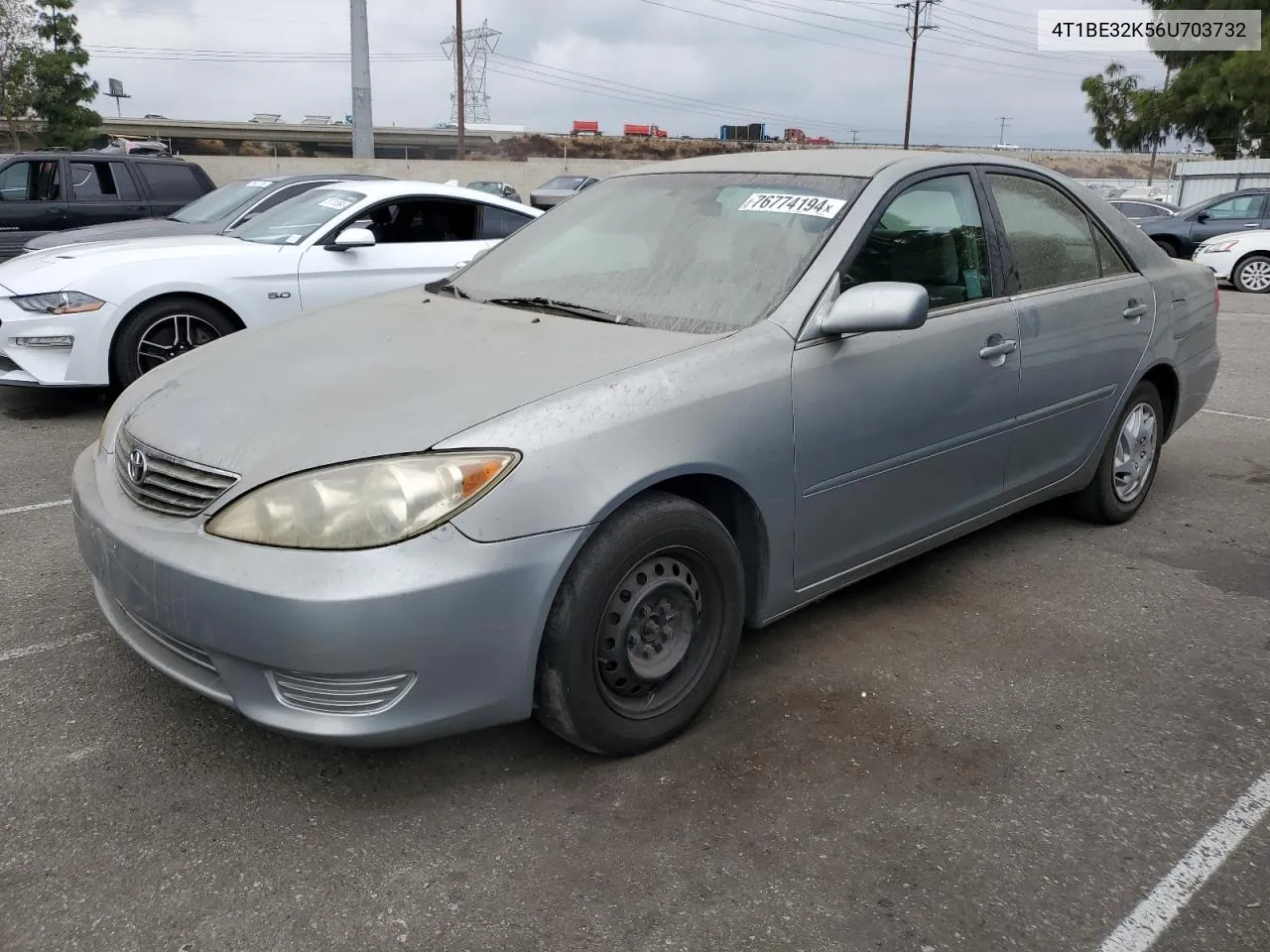 2006 Toyota Camry Le VIN: 4T1BE32K56U703732 Lot: 76774194