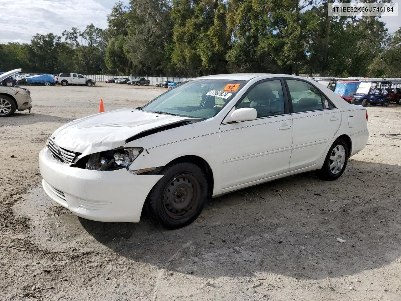 2006 Toyota Camry Le VIN: 4T1BE32K66U746184 Lot: 77096634