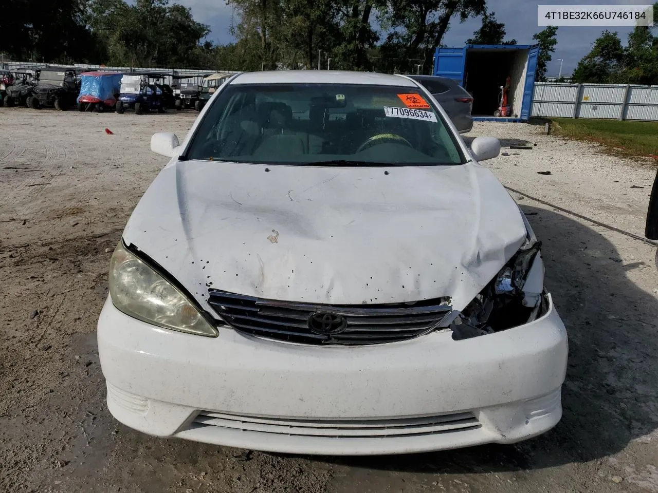 2006 Toyota Camry Le VIN: 4T1BE32K66U746184 Lot: 77096634