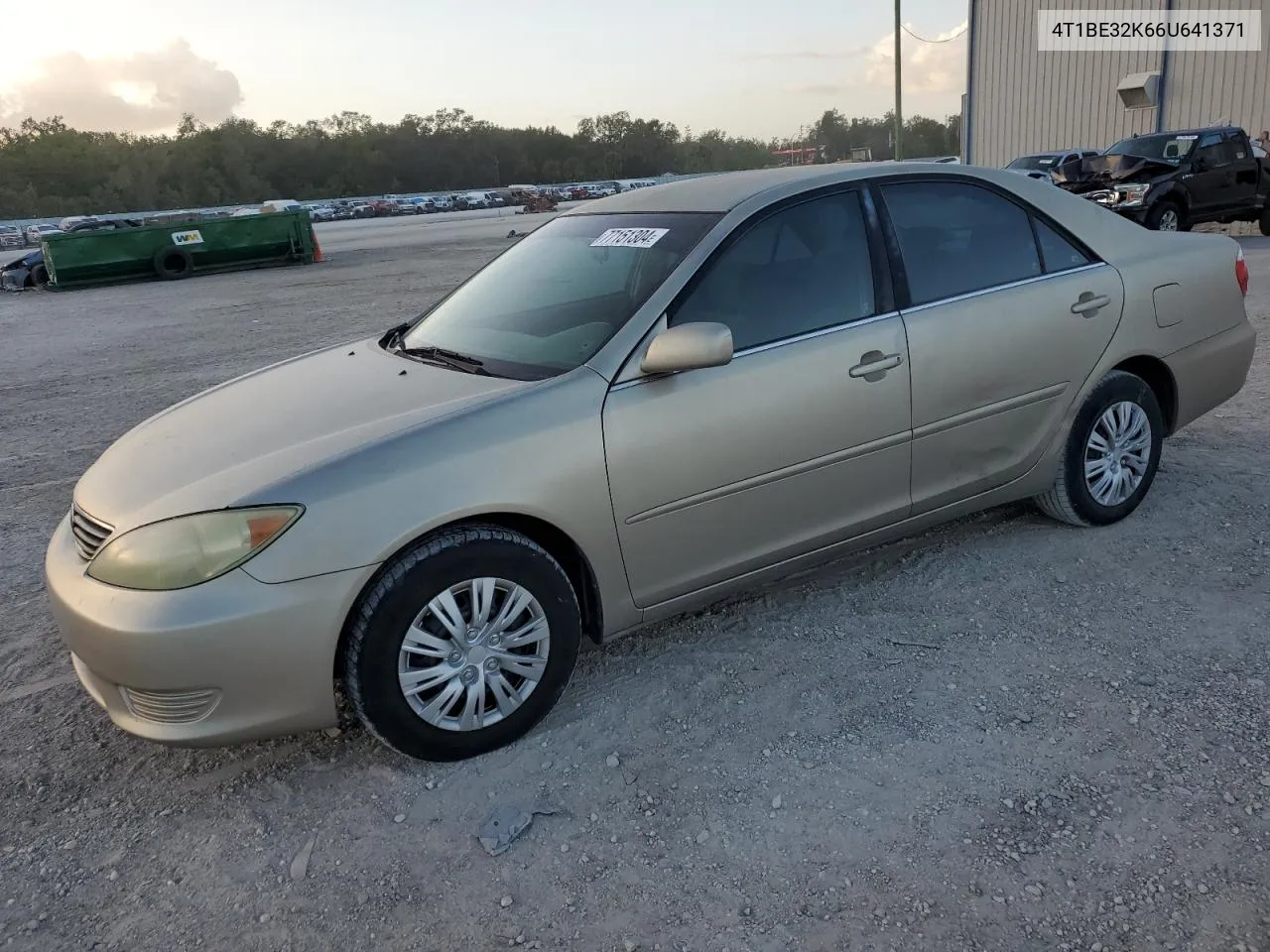 4T1BE32K66U641371 2006 Toyota Camry Le