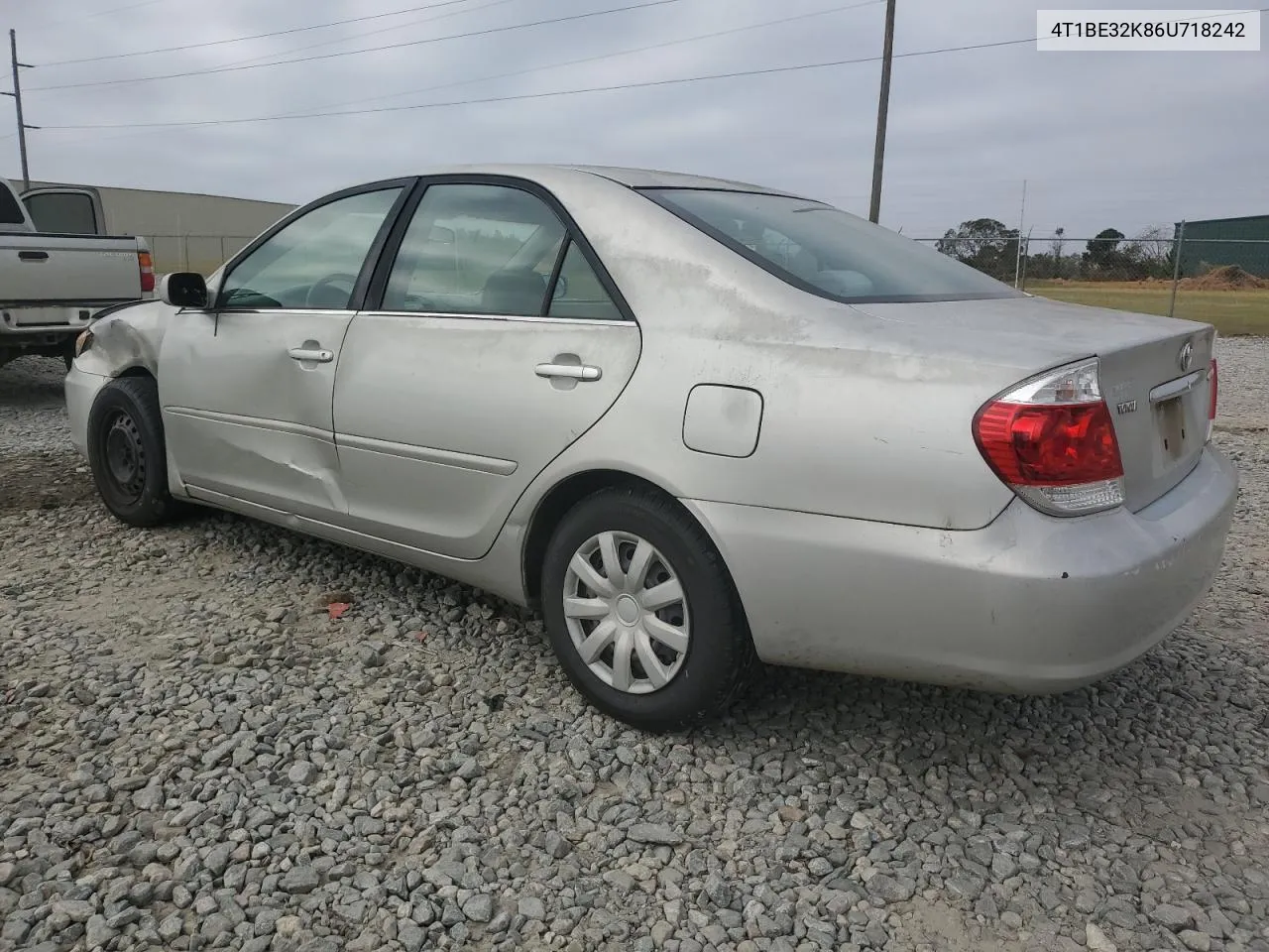 2006 Toyota Camry Le VIN: 4T1BE32K86U718242 Lot: 78087594