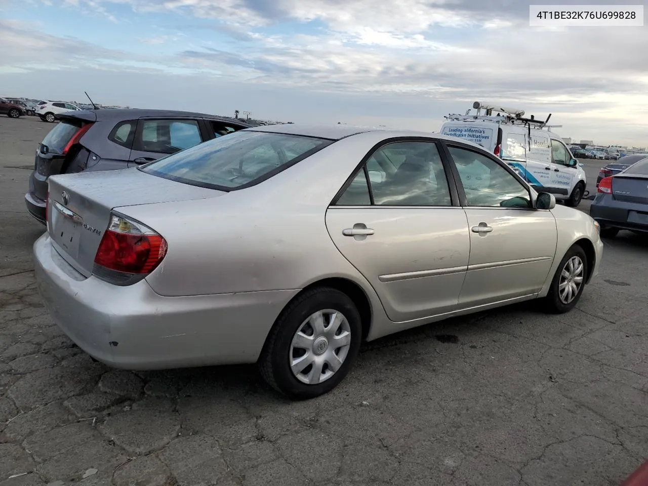 2006 Toyota Camry Le VIN: 4T1BE32K76U699828 Lot: 78530124