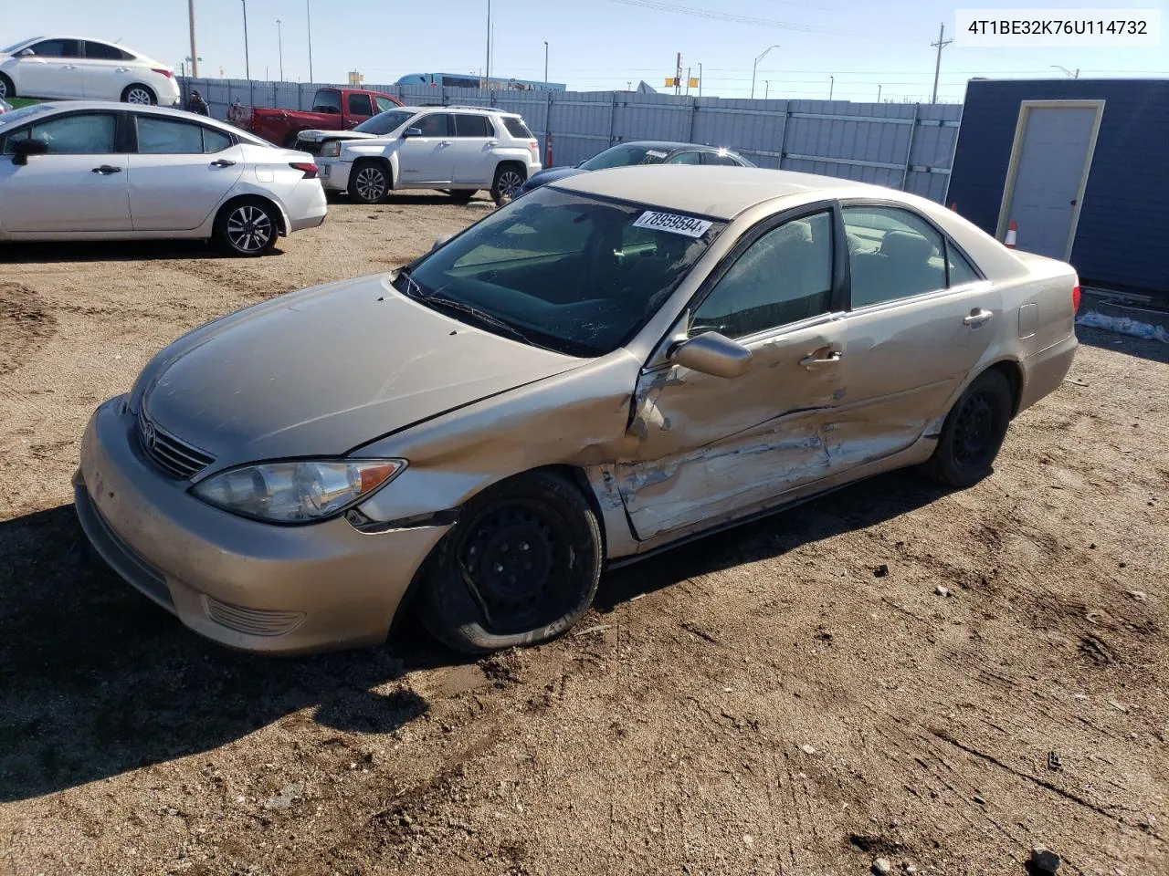 2006 Toyota Camry Le VIN: 4T1BE32K76U114732 Lot: 78959594