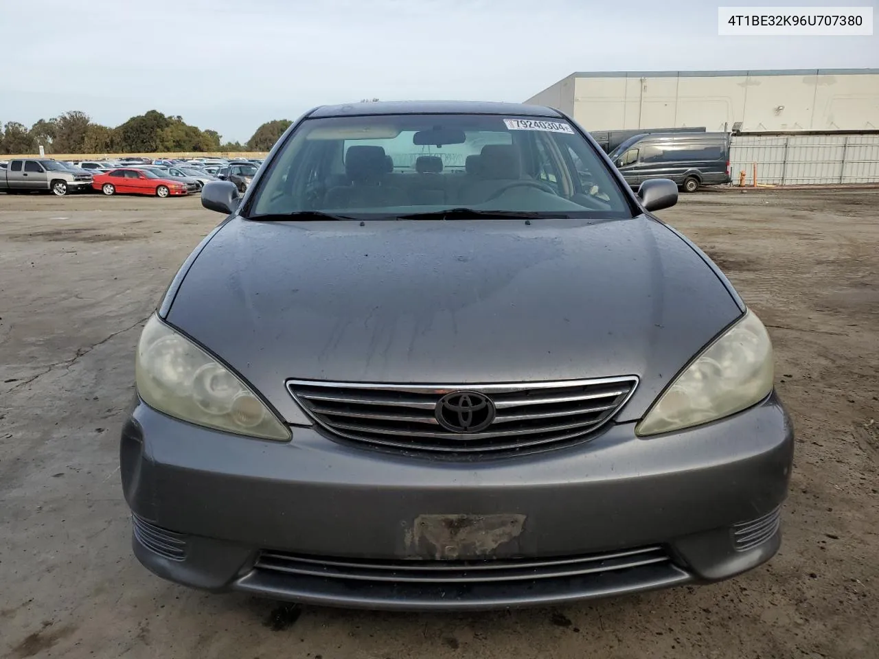 2006 Toyota Camry Le VIN: 4T1BE32K96U707380 Lot: 79240304