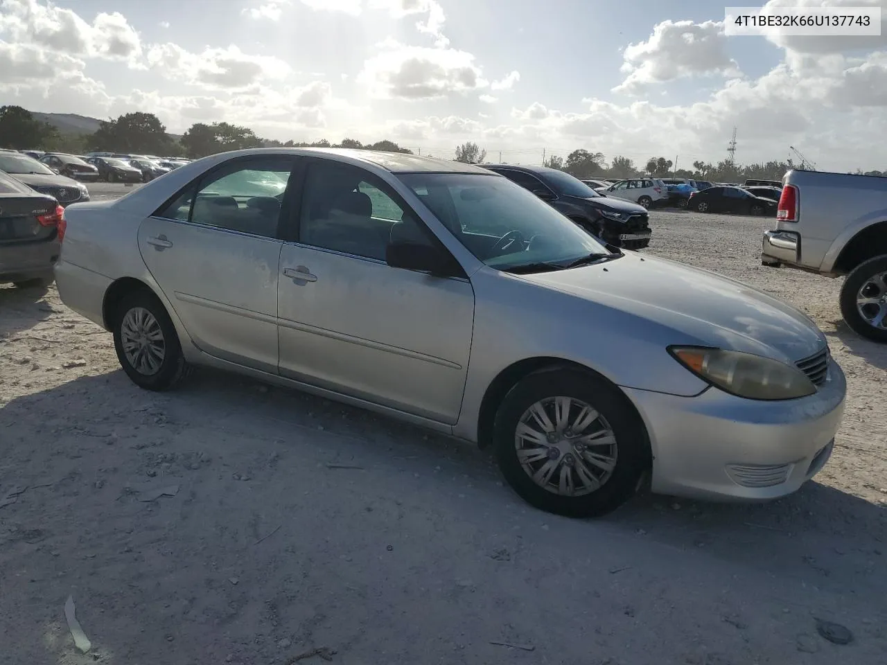 2006 Toyota Camry Le VIN: 4T1BE32K66U137743 Lot: 80426934