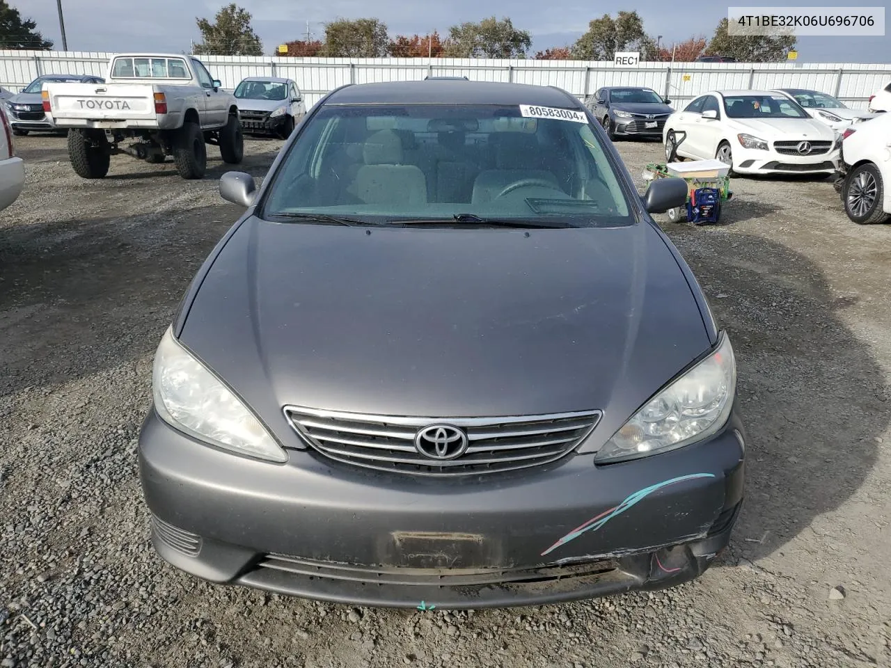 2006 Toyota Camry Le VIN: 4T1BE32K06U696706 Lot: 80583004