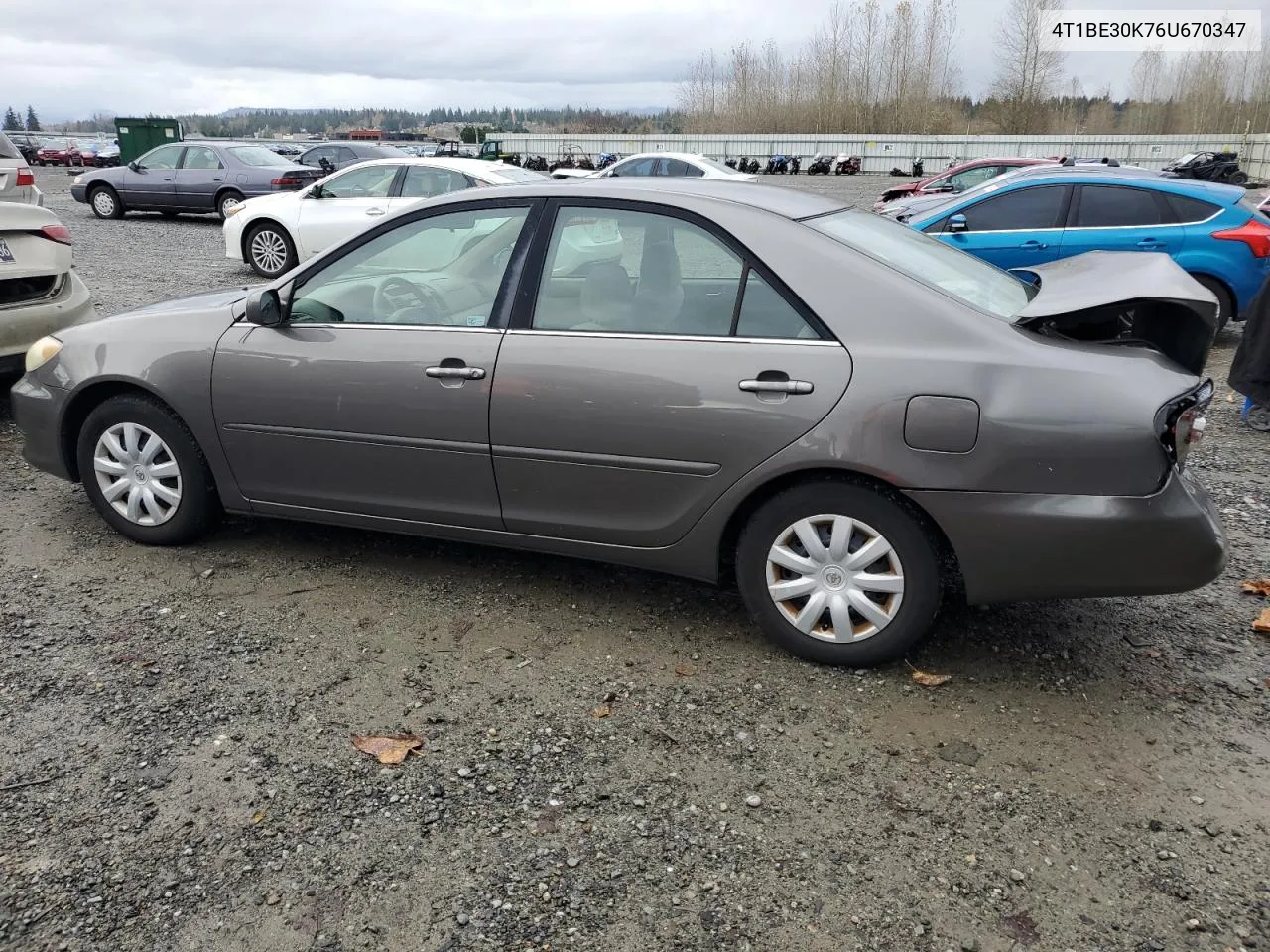 2006 Toyota Camry Le VIN: 4T1BE30K76U670347 Lot: 80708574