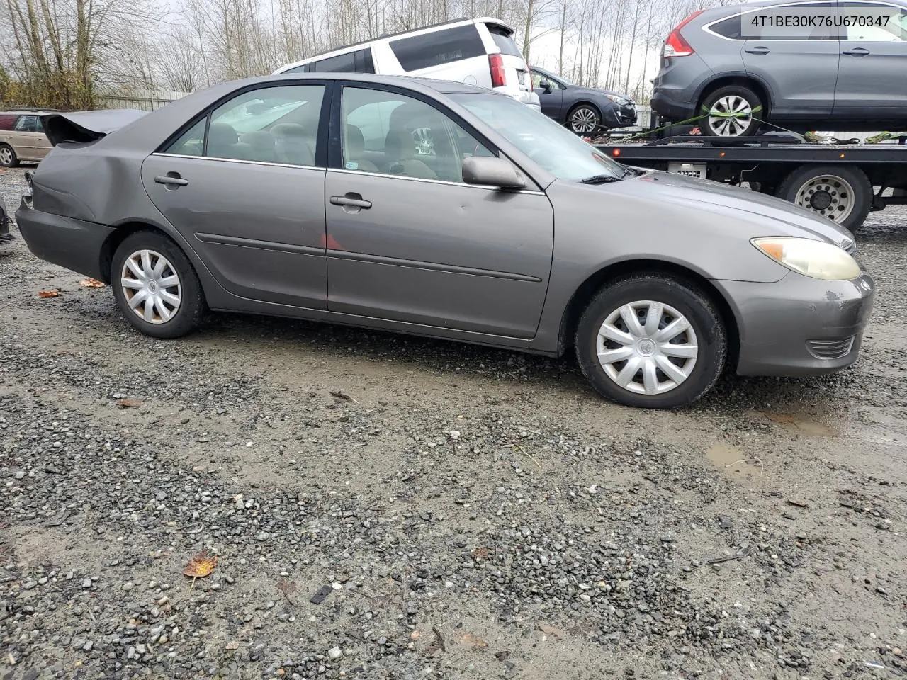 2006 Toyota Camry Le VIN: 4T1BE30K76U670347 Lot: 80708574