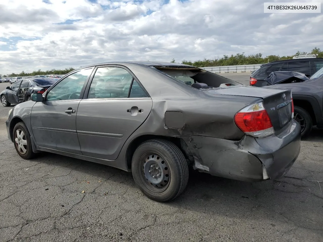 2006 Toyota Camry Le VIN: 4T1BE32K26U645739 Lot: 80793434