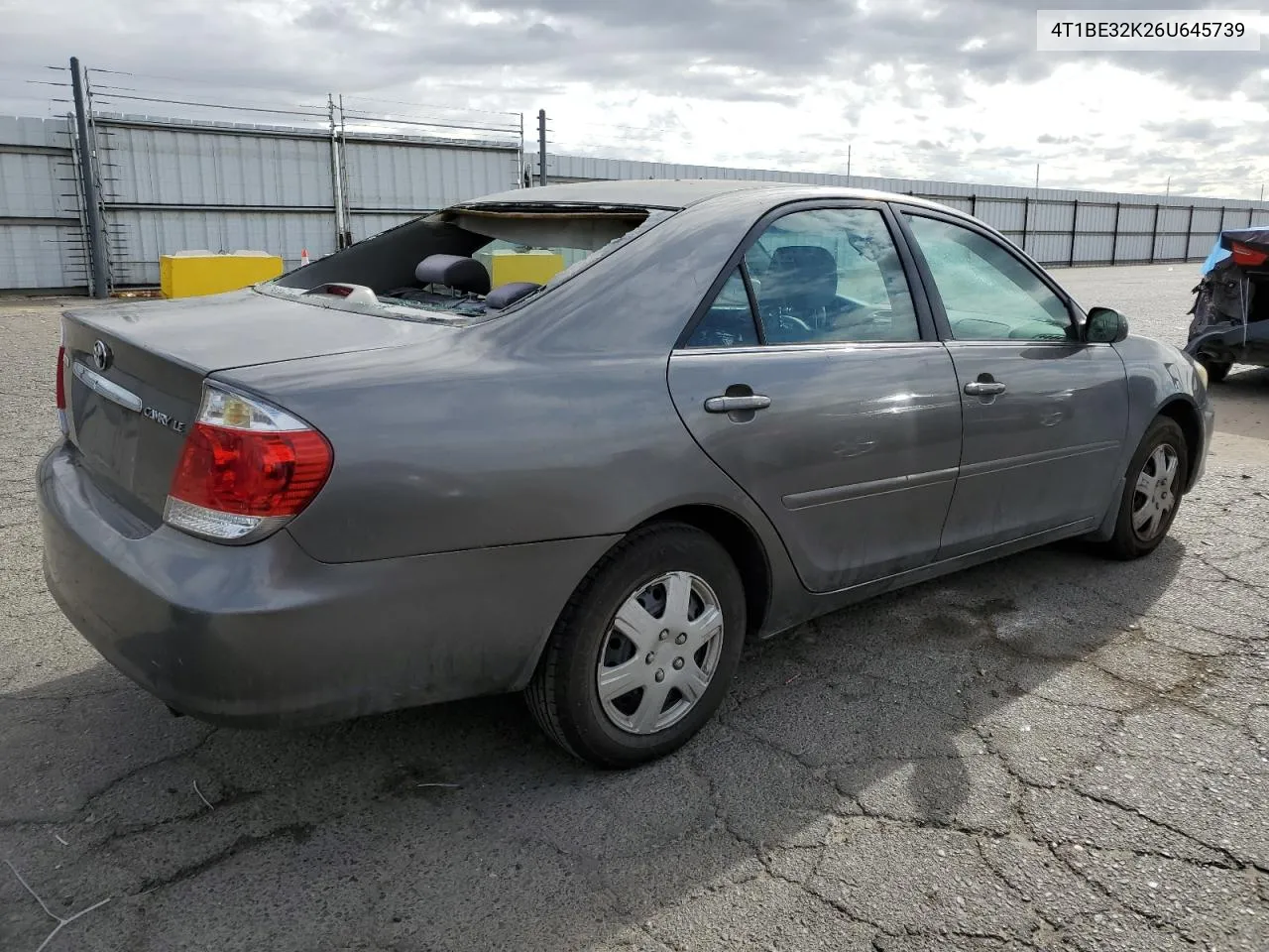 2006 Toyota Camry Le VIN: 4T1BE32K26U645739 Lot: 80793434