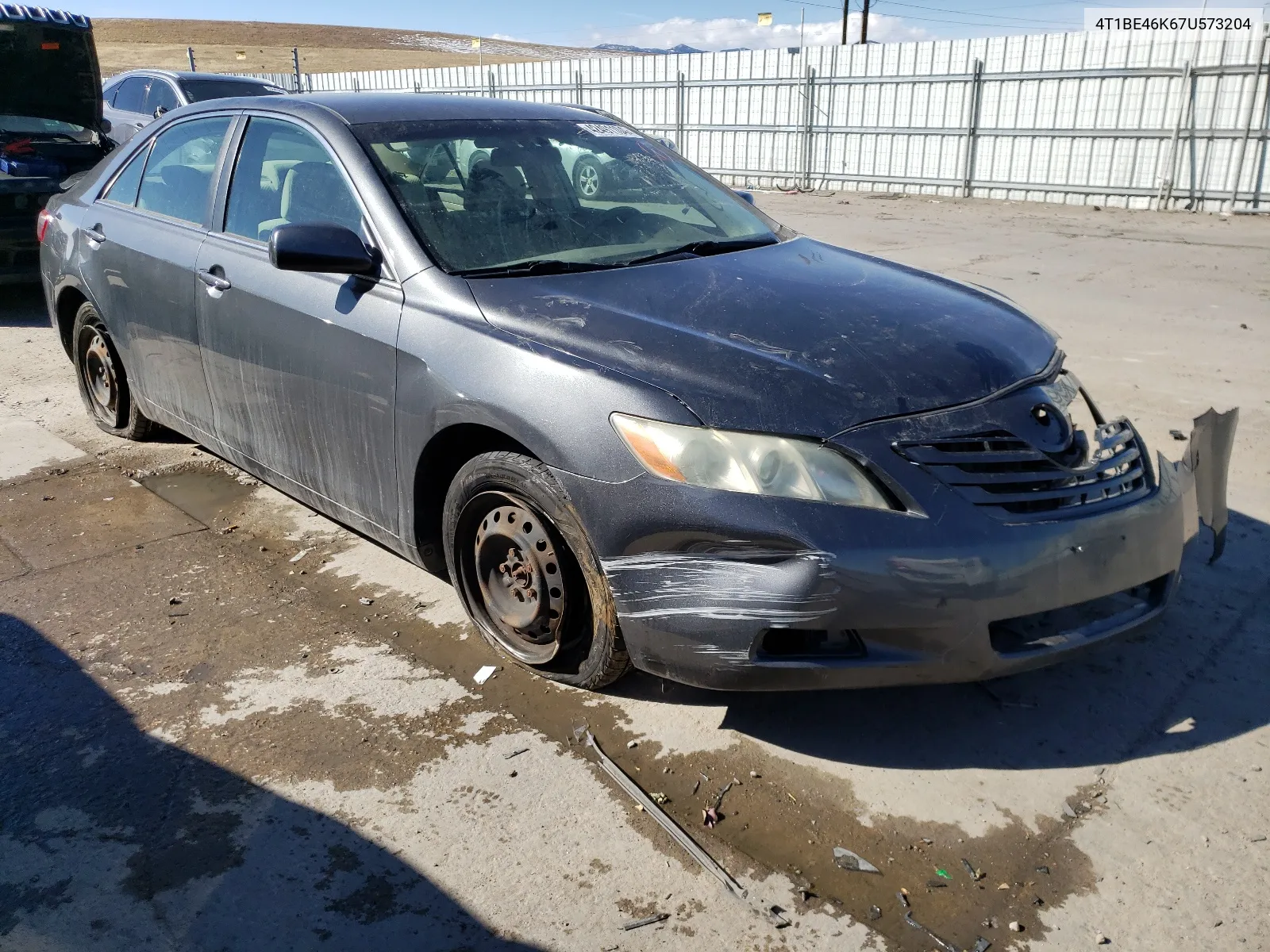 2007 Toyota Camry Ce VIN: 4T1BE46K67U573204 Lot: 42491104