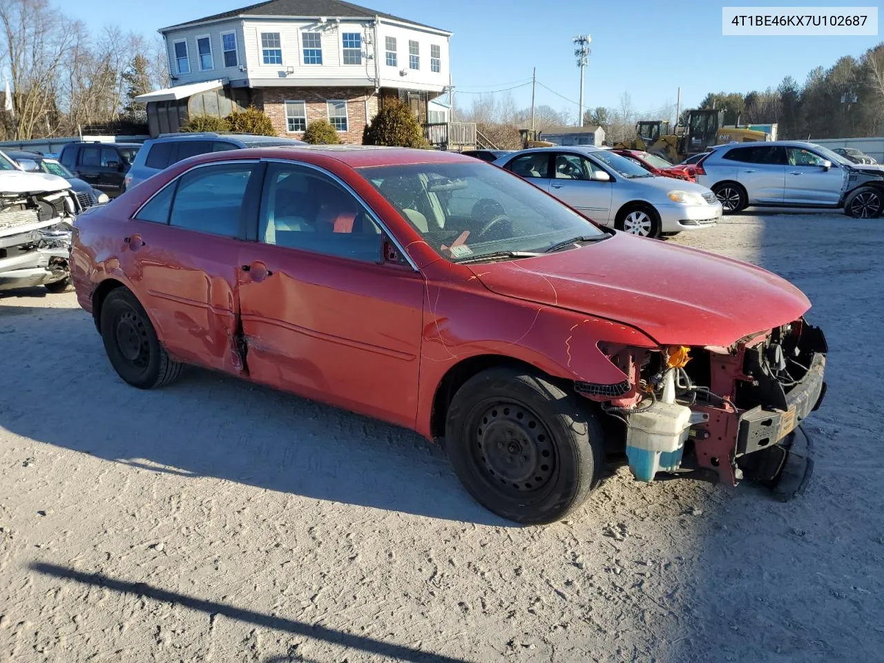 4T1BE46KX7U102687 2007 Toyota Camry Ce