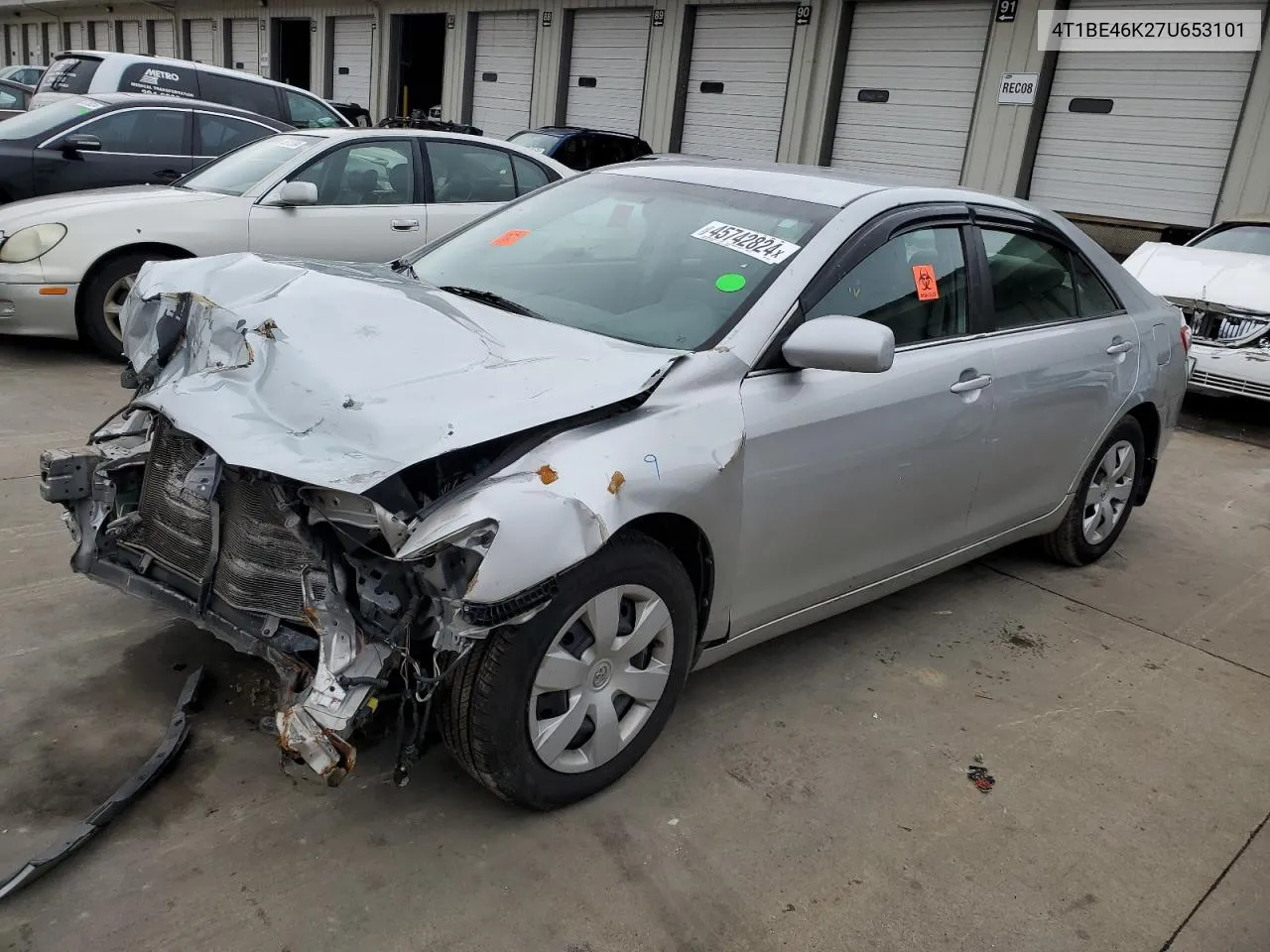 2007 Toyota Camry Ce VIN: 4T1BE46K27U653101 Lot: 45742824