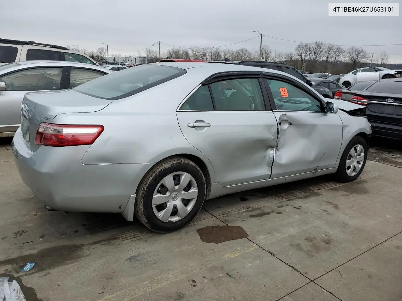 4T1BE46K27U653101 2007 Toyota Camry Ce