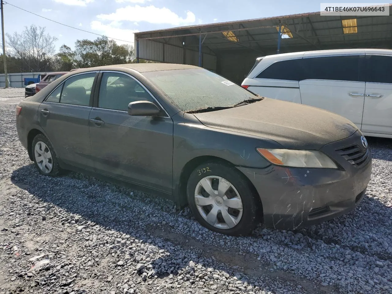 2007 Toyota Camry Ce VIN: 4T1BE46K07U696643 Lot: 48679774