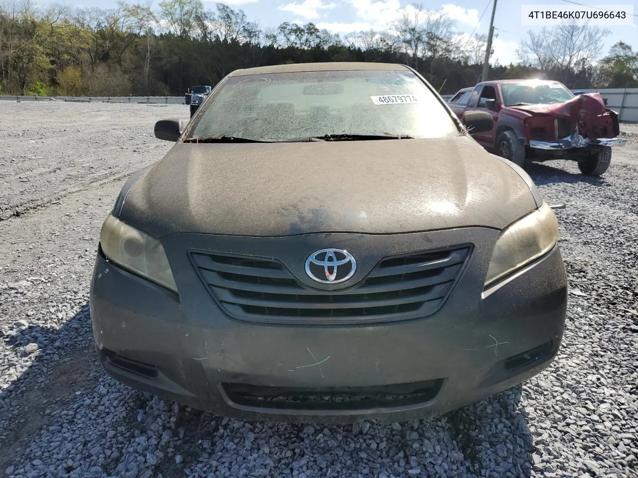 2007 Toyota Camry Ce VIN: 4T1BE46K07U696643 Lot: 48679774