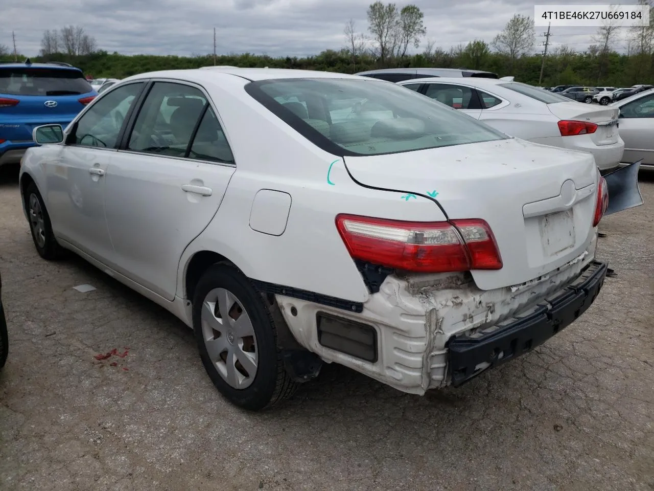 4T1BE46K27U669184 2007 Toyota Camry Ce