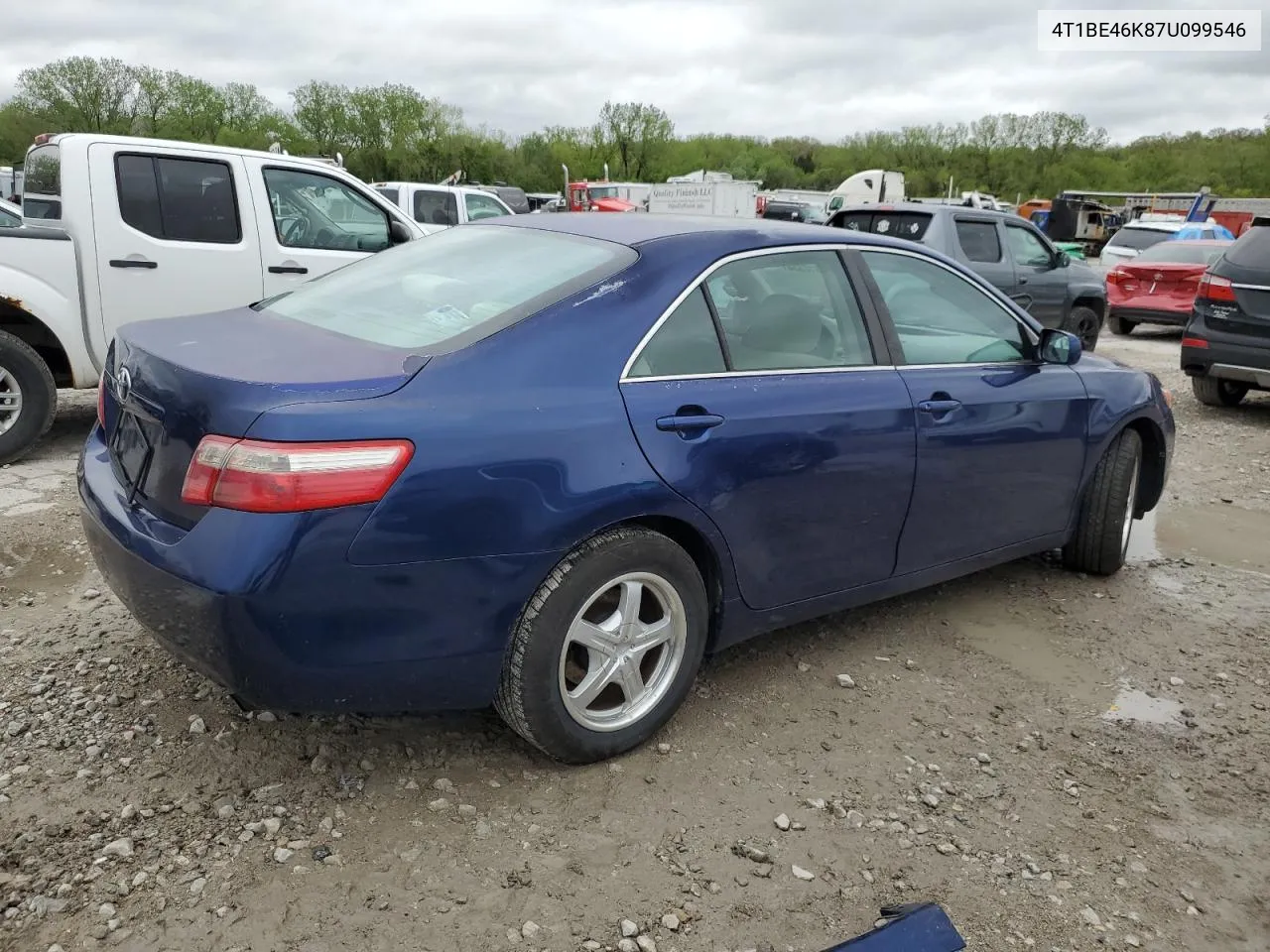 2007 Toyota Camry Ce VIN: 4T1BE46K87U099546 Lot: 51612334