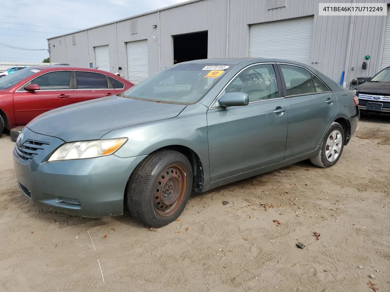 2007 Toyota Camry Ce VIN: 4T1BE46K17U712249 Lot: 53378184